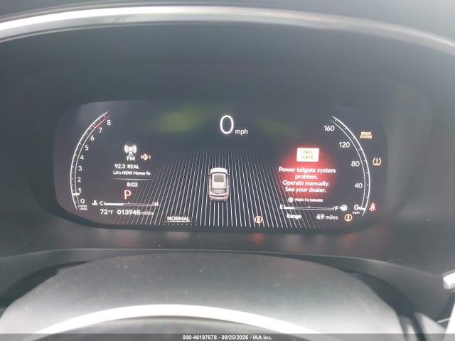46197678 :رقم المزاد ، 5J8YD9H46SL004219 vin ، 2025 Acura Mdx Technology Package مزاد بيع