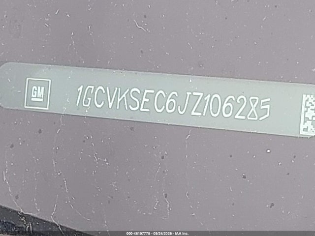 Aukcja sprzedaży 2018 Chevrolet Silverado 1500 2lz, vin: 1GCVKSEC6JZ106285, numer aukcji: 46197775