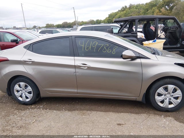 Продаж на аукціоні авто 2016 Hyundai Elantra Se, vin: 5NPDH4AEXGH795437, номер лоту: 46197868