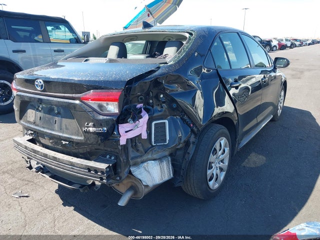 46198002 :رقم المزاد ، JTDBCMFE0PJ012700 vin ، 2023 Toyota Corolla Hybrid Le مزاد بيع