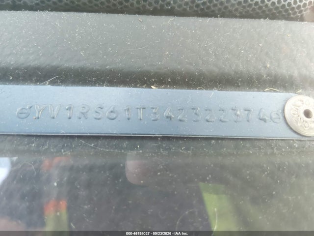 46198027 :رقم المزاد ، YV1RS61T342322374 vin ، 2004 Volvo S60 2.4/2.4 A مزاد بيع