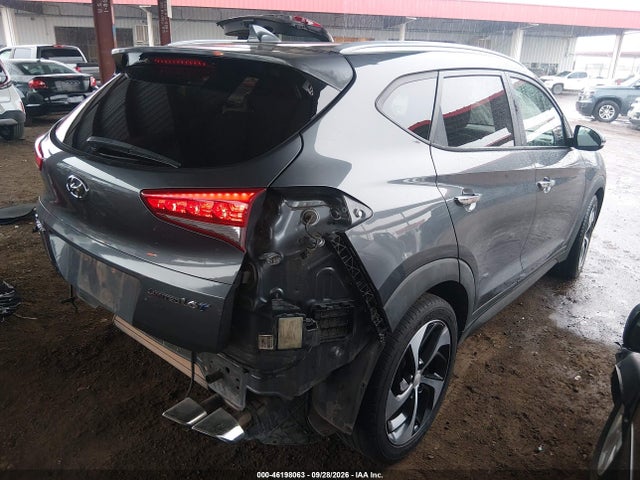 2016 Hyundai Tucson Limited მანქანა იყიდება აუქციონზე, vin: KM8J33A23GU035823, აუქციონის ნომერი: 46198063