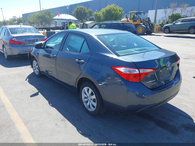 Продажа на аукционе авто 2016 Toyota Corolla Le, vin: 5YFBURHE9GP409244, номер лота: 46198213