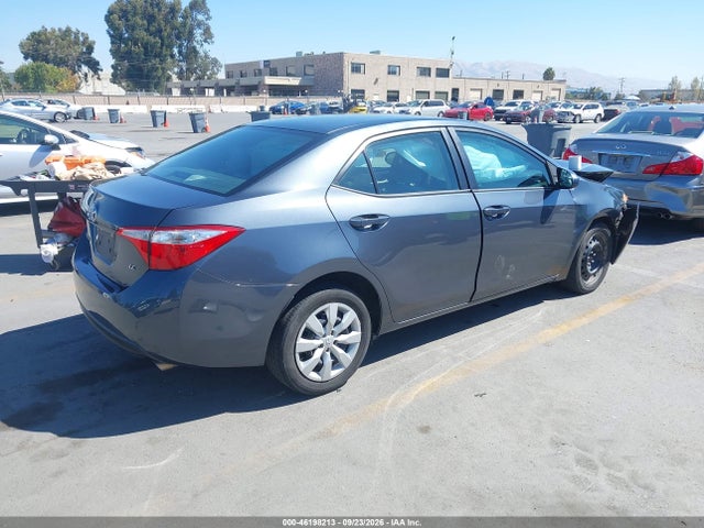 Продажа на аукционе авто 2016 Toyota Corolla Le, vin: 5YFBURHE9GP409244, номер лота: 46198213