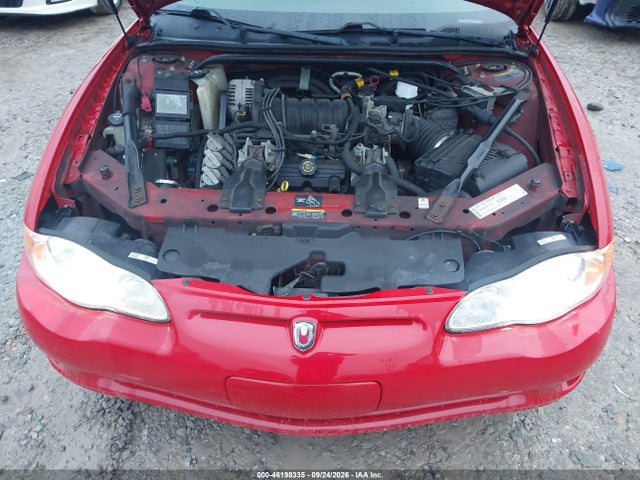 Продаж на аукціоні авто 2002 Chevrolet Monte Carlo Ss, vin: 2G1WX15K629227541, номер лоту: 46198335