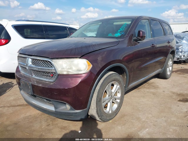 2012 Dodge Durango Sxt მანქანა იყიდება აუქციონზე, vin: 1C4RDHAG2CC252017, აუქციონის ნომერი: 46198339