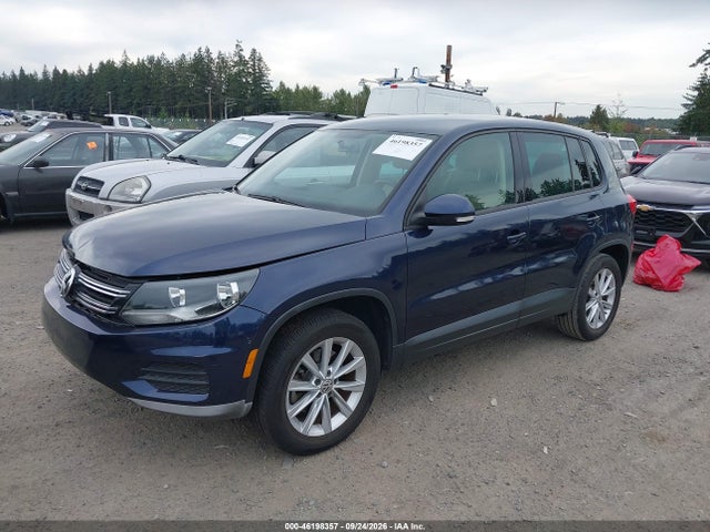 2014 Volkswagen Tiguan Se მანქანა იყიდება აუქციონზე, vin: WVGAV3AX9EW518885, აუქციონის ნომერი: 46198357