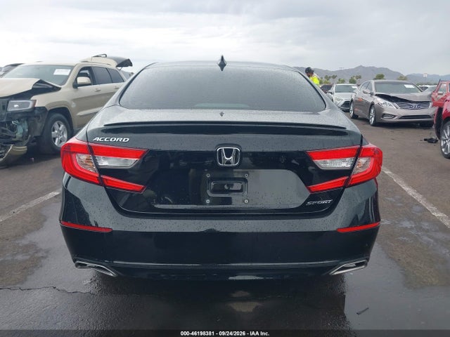2018 Honda Accord Sport მანქანა იყიდება აუქციონზე, vin: 1HGCV1F37JA203986, აუქციონის ნომერი: 46198381