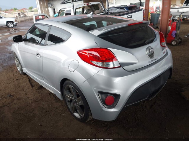2015 Hyundai Veloster Turbo მანქანა იყიდება აუქციონზე, vin: KMHTC6AE3FU238603, აუქციონის ნომერი: 46198415