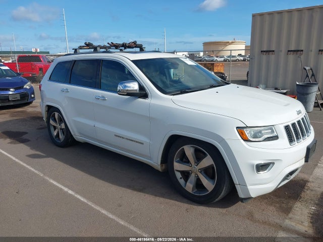 Продаж на аукціоні авто 2015 Jeep Grand Cherokee Overland, vin: 1C4RJFCT8FC213640, номер лоту: 46198416