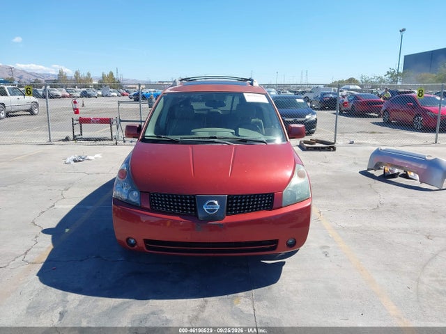 2004 Nissan Quest 3.5 Se მანქანა იყიდება აუქციონზე, vin: 5N1BV28U34N314842, აუქციონის ნომერი: 46198529