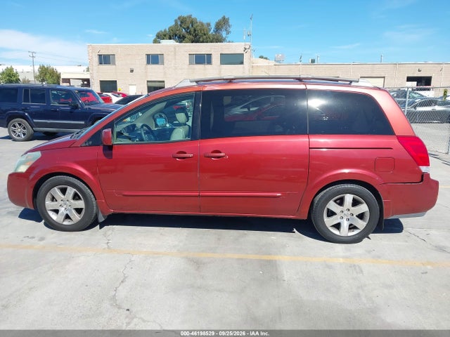 2004 Nissan Quest 3.5 Se მანქანა იყიდება აუქციონზე, vin: 5N1BV28U34N314842, აუქციონის ნომერი: 46198529