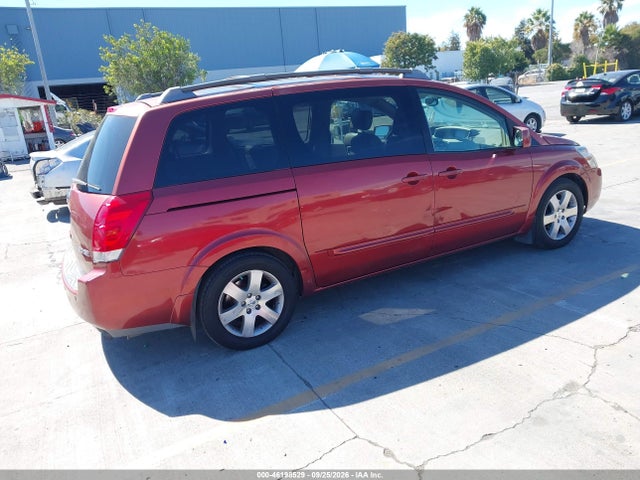 2004 Nissan Quest 3.5 Se მანქანა იყიდება აუქციონზე, vin: 5N1BV28U34N314842, აუქციონის ნომერი: 46198529
