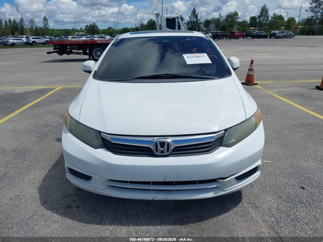 46198672 :رقم المزاد ، 2HGFB2F86CH334516 vin ، 2012 Honda Civic Sdn Ex مزاد بيع