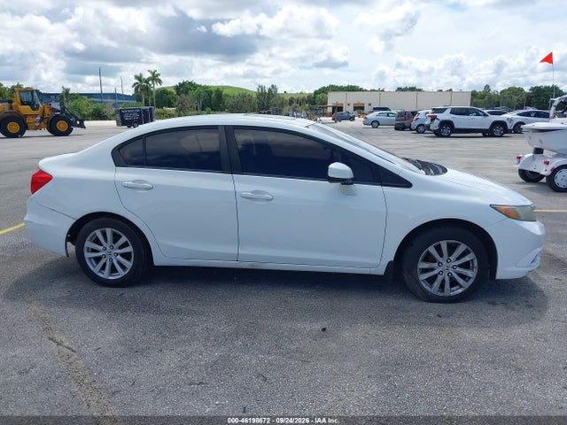 46198672 :رقم المزاد ، 2HGFB2F86CH334516 vin ، 2012 Honda Civic Sdn Ex مزاد بيع