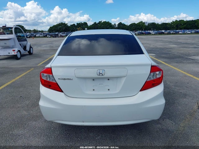 46198672 :رقم المزاد ، 2HGFB2F86CH334516 vin ، 2012 Honda Civic Sdn Ex مزاد بيع