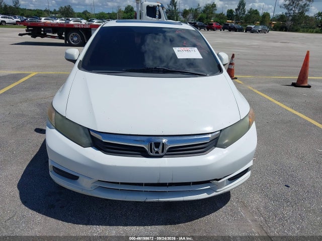 46198672 :رقم المزاد ، 2HGFB2F86CH334516 vin ، 2012 Honda Civic Sdn Ex مزاد بيع