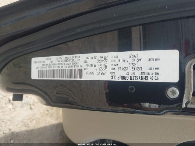 Aukcja sprzedaży 2013 Chrysler Town & Country Touring, vin: 2C4RC1BG4DR631599, numer aukcji: 46198733