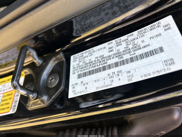 Продажа на аукционе авто 2017 Ford F-150 Xlt, vin: 1FTEW1CF7HFA31295, номер лота: 46198826