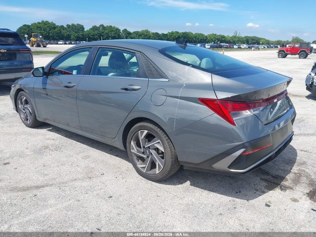 2025 Hyundai Elantra Limited მანქანა იყიდება აუქციონზე, vin: KMHLP4DG3SU031709, აუქციონის ნომერი: 46198924