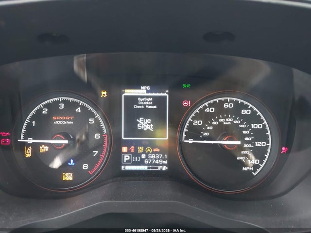 Продажа на аукционе авто 2019 Subaru Forester Sport, vin: JF2SKAPC5KH509614, номер лота: 46198947