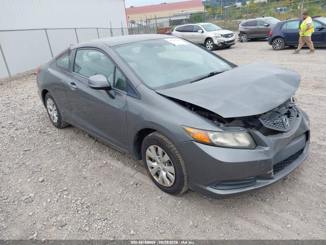 2012 Honda Civic Lx მანქანა იყიდება აუქციონზე, vin: 2HGFG3B57CH566190, აუქციონის ნომერი: 46198969