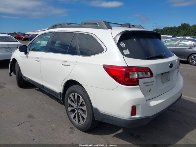 2016 Subaru Outback 2.5i Limited მანქანა იყიდება აუქციონზე, vin: 4S4BSBJC8G3335941, აუქციონის ნომერი: 46199082