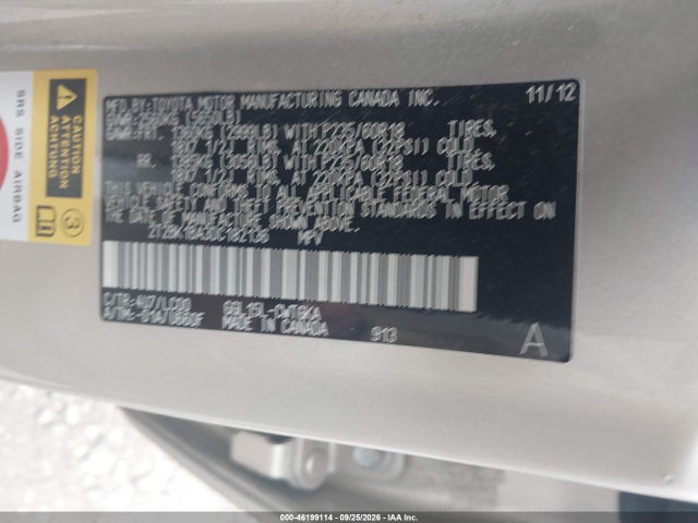 2013 Lexus Rx 350 მანქანა იყიდება აუქციონზე, vin: 2T2BK1BA3DC182136, აუქციონის ნომერი: 46199114
