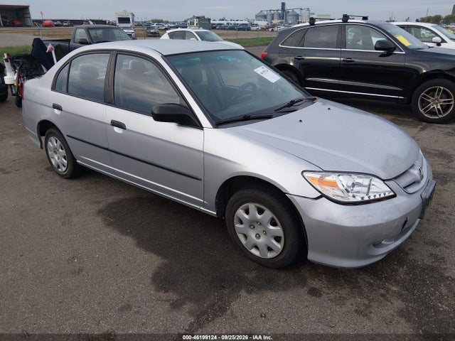 46199124 :رقم المزاد ، 2HGES16385H609591 vin ، 2005 Honda Civic Vp مزاد بيع