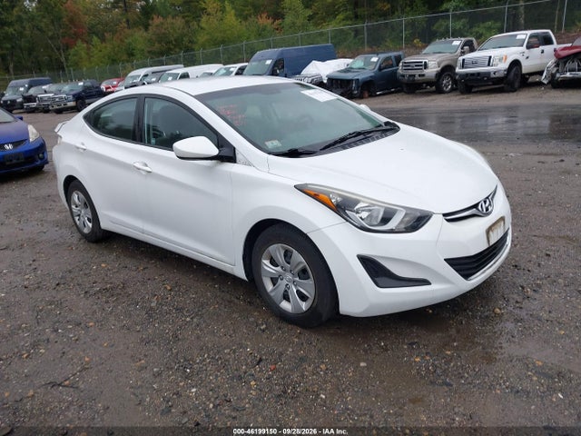Продажа на аукционе авто 2016 Hyundai Elantra Se, vin: 5NPDH4AE7GH783035, номер лота: 46199150