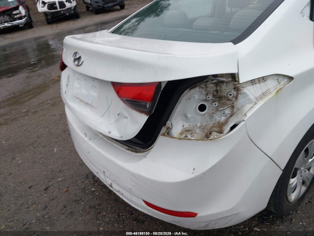 2016 Hyundai Elantra Se მანქანა იყიდება აუქციონზე, vin: 5NPDH4AE7GH783035, აუქციონის ნომერი: 46199150