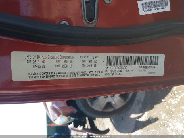 Aukcja sprzedaży 2007 Dodge Caliber Sxt, vin: 1B3JB48B47D503787, numer aukcji: 46199358