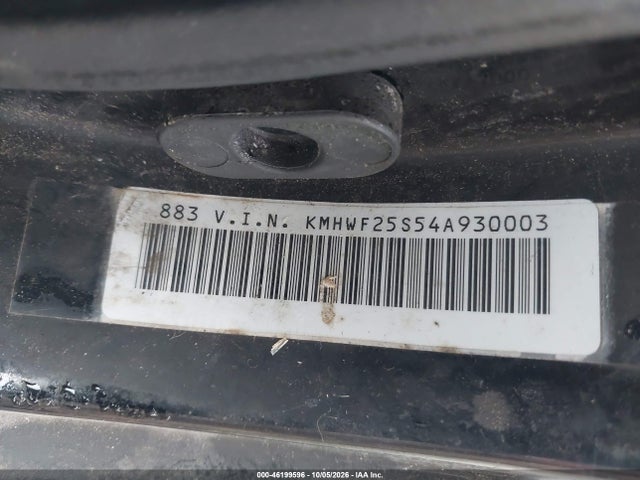 Aukcja sprzedaży 2004 Hyundai Sonata, vin: KMHWF25S54A930003, numer aukcji: 46199596