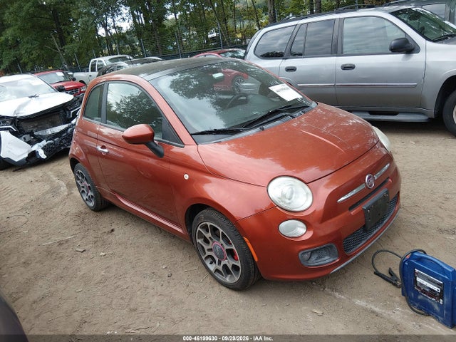 2012 Fiat 500 Sport მანქანა იყიდება აუქციონზე, vin: 3C3CFFBR9CT110339, აუქციონის ნომერი: 46199630