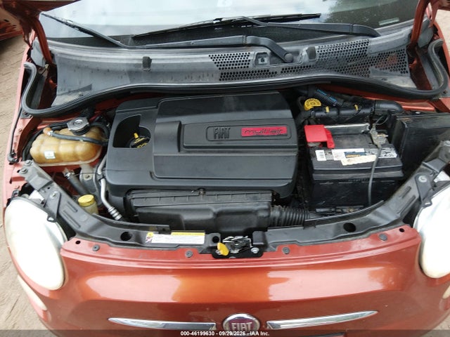46199630 :رقم المزاد ، 3C3CFFBR9CT110339 vin ، 2012 Fiat 500 Sport مزاد بيع