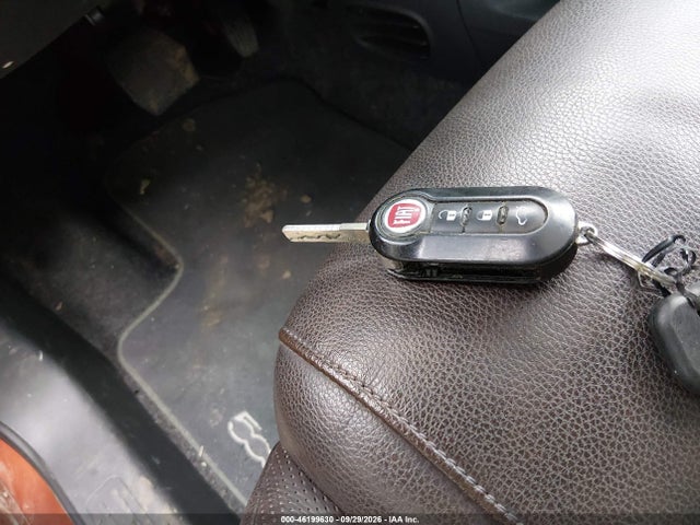 46199630 :رقم المزاد ، 3C3CFFBR9CT110339 vin ، 2012 Fiat 500 Sport مزاد بيع