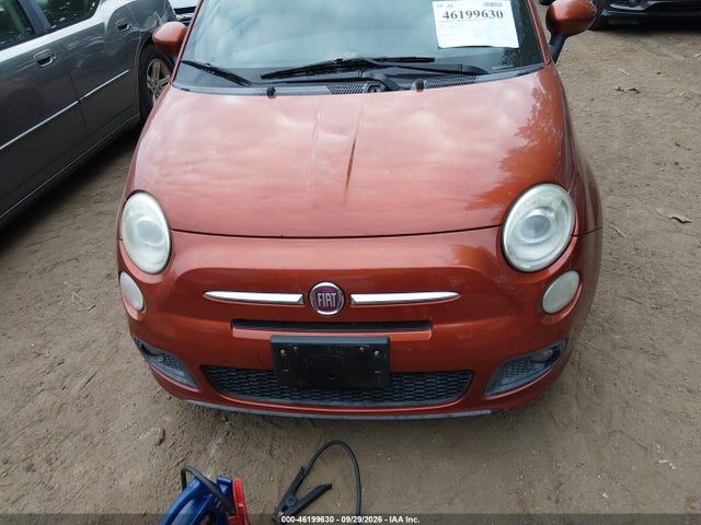46199630 :رقم المزاد ، 3C3CFFBR9CT110339 vin ، 2012 Fiat 500 Sport مزاد بيع