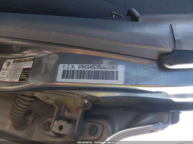 Продажа на аукционе авто 2005 Hyundai Accent Gls, vin: KMHCG45C95U639962, номер лота: 46199720