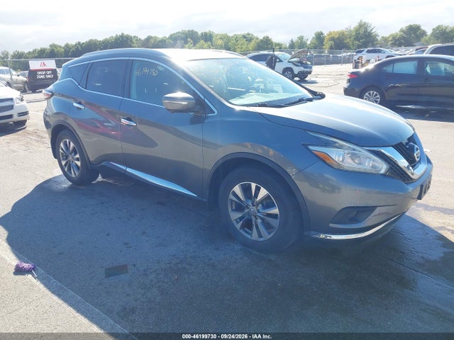 2015 Nissan Murano Sl მანქანა იყიდება აუქციონზე, vin: 5N1AZ2MH0FN236628, აუქციონის ნომერი: 46199730