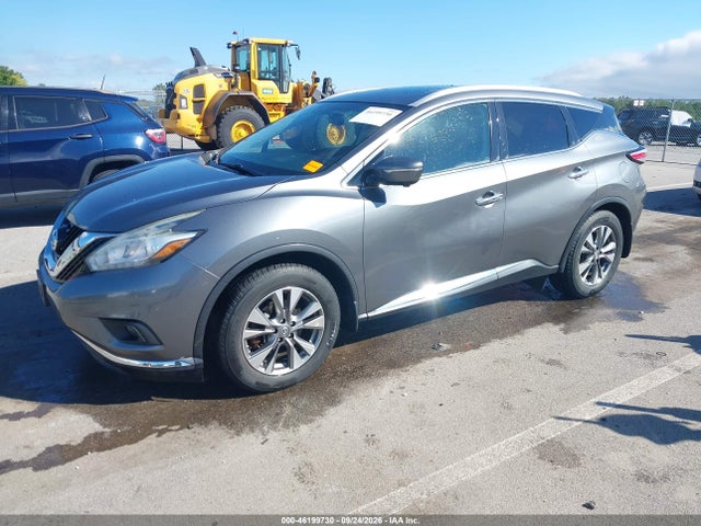 2015 Nissan Murano Sl მანქანა იყიდება აუქციონზე, vin: 5N1AZ2MH0FN236628, აუქციონის ნომერი: 46199730