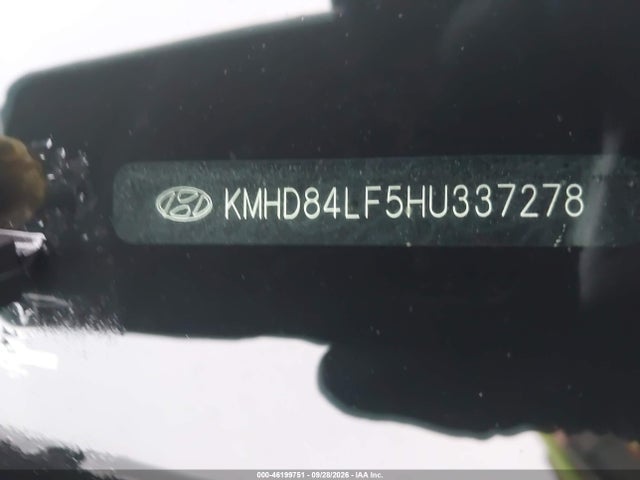 Продаж на аукціоні авто 2017 Hyundai Elantra Value Edition, vin: KMHD84LF5HU337278, номер лоту: 46199751