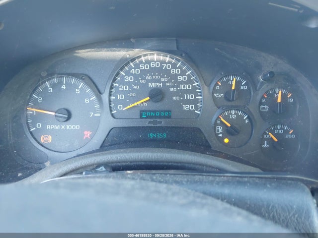 Aukcja sprzedaży 2003 Chevrolet Trailblazer Lt, vin: 1GNDT13S032342978, numer aukcji: 46199920