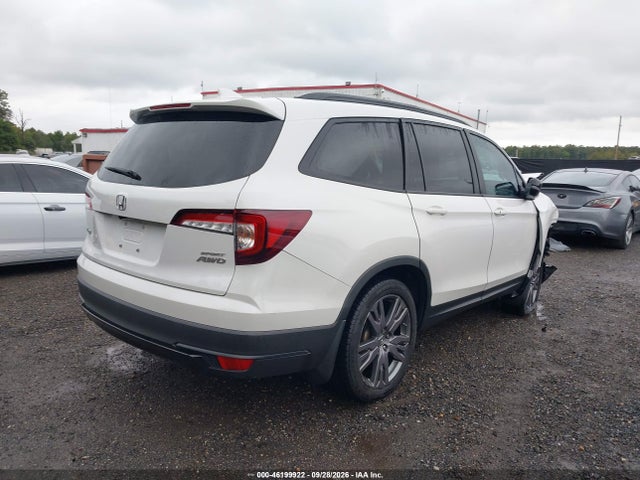2022 Honda Pilot Awd Sport მანქანა იყიდება აუქციონზე, vin: 5FNYF6H35NB102969, აუქციონის ნომერი: 46199922