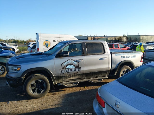 46200066 :رقم المزاد ، 1C6SRFLT2LN160077 vin ، 2020 Ram 1500 Rebel  4x4 5'7 Box مزاد بيع