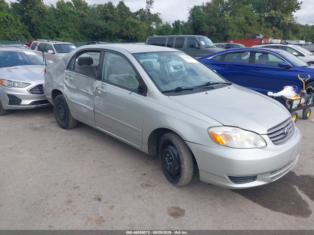 2003 Toyota Corolla Le მანქანა იყიდება აუქციონზე, vin: 2T1BR38E93C107039, აუქციონის ნომერი: 46200073