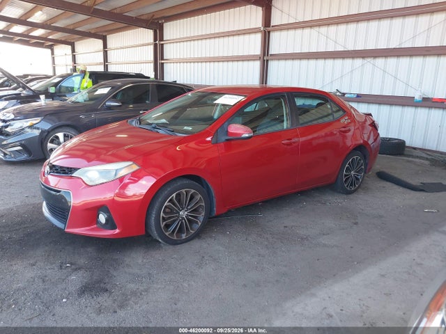 46200092 :رقم المزاد ، 5YFBURHE7FP222793 vin ، 2015 Toyota Corolla S Plus مزاد بيع