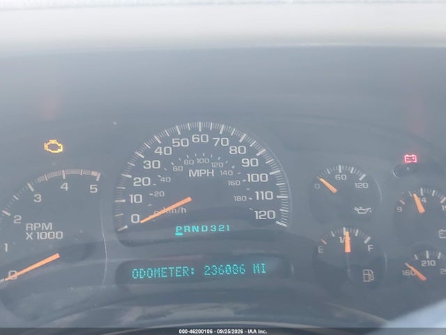 46200106 :رقم المزاد ، 1GCJK33103F239506 vin ، 2003 Chevrolet Silverado 3500 Lt مزاد بيع