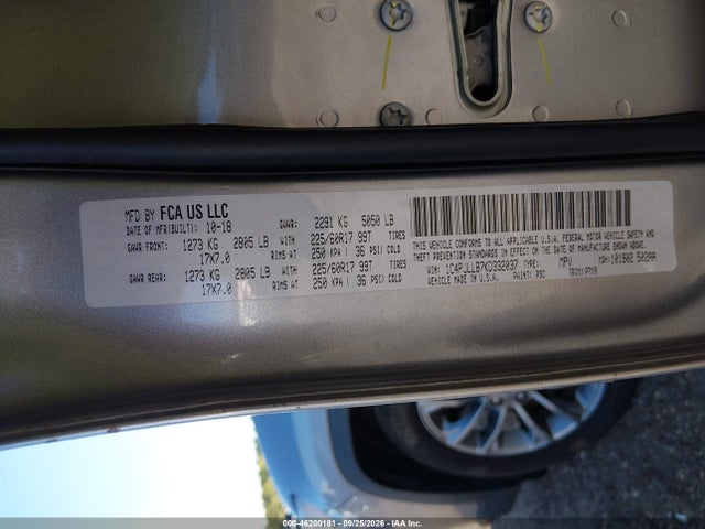 Продаж на аукціоні авто 2019 Jeep Cherokee Latitude Plus Fwd, vin: 1C4PJLLB7KD332037, номер лоту: 46200181