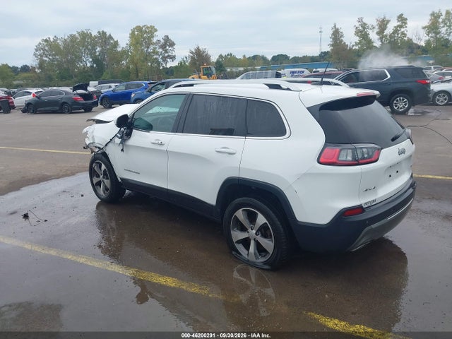 2020 Jeep Cherokee Limited 4x4 მანქანა იყიდება აუქციონზე, vin: 1C4PJMDX8LD622465, აუქციონის ნომერი: 46200291