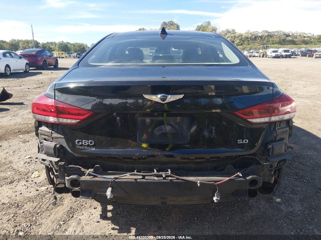 2017 Genesis G80 5.0 Ultimate მანქანა იყიდება აუქციონზე, vin: KMHGN4JF0HU214044, აუქციონის ნომერი: 46200309